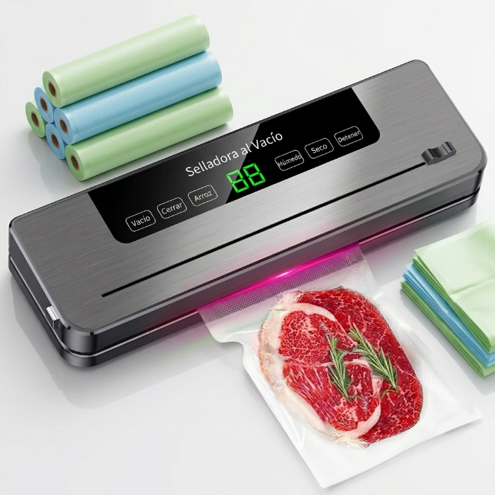 Selladora al vacío automática para alimentos