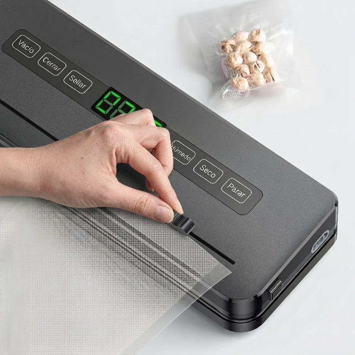 Selladora al vacío automática para alimentos
