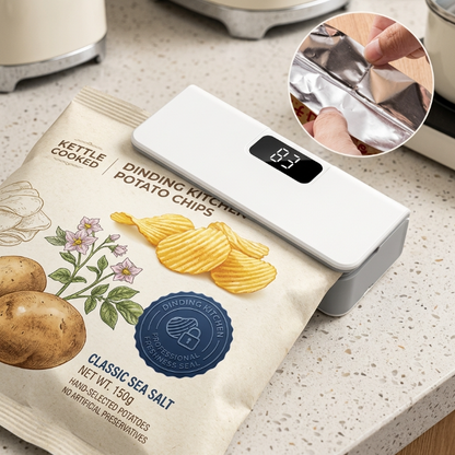 Mini Sellador Térmico Recargable para Bolsas de Alimentos