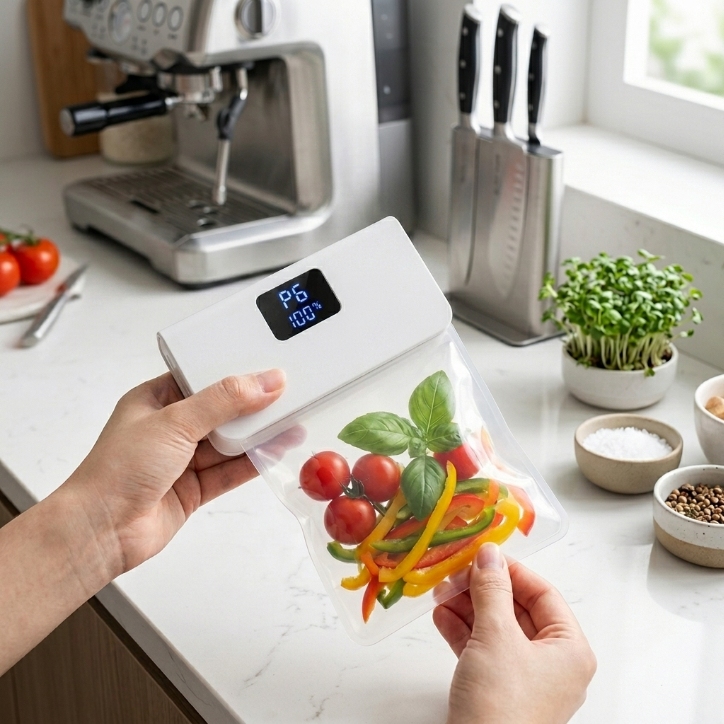 Mini Sellador Térmico Recargable para Bolsas de Alimentos
