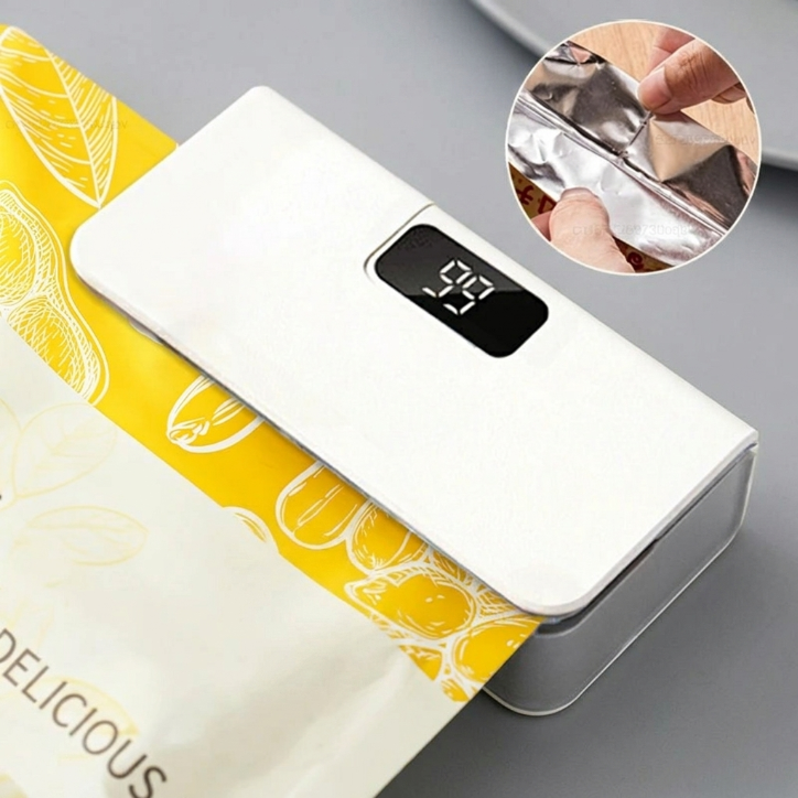 Mini Sellador Térmico Recargable para Bolsas de Alimentos