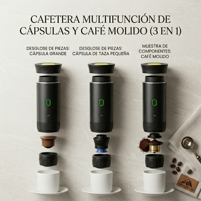 Cafetera Eléctrica Portátil